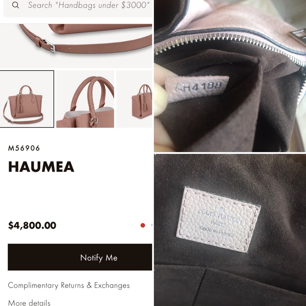 ❌SOLD❌ 2018 Louis Vuitton Mahina Haumea Leather Bag - Picture 15 of 15